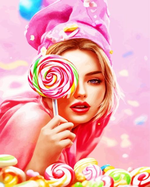 Female And Sugar Diamond Painting