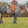Friesian Horse Diamond Painting