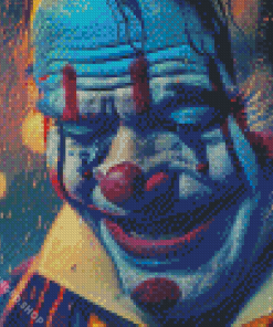 Frowning Clown Diamond Painting
