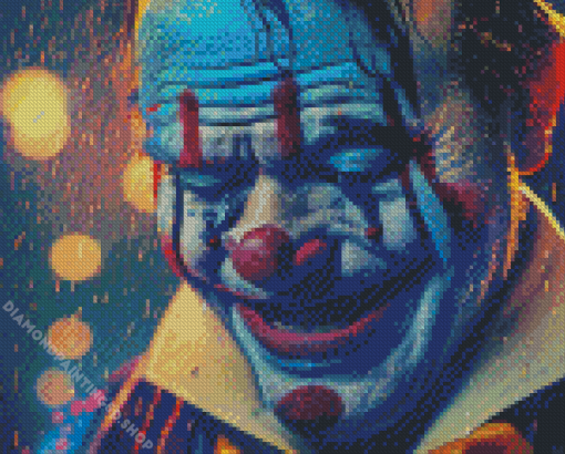 Frowning Clown Diamond Painting