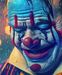 Frowning Clown Diamond Painting