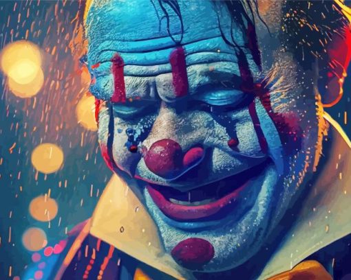 Frowning Clown Diamond Painting