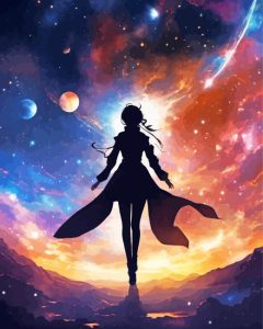 Galaxy Lady Diamond Painting