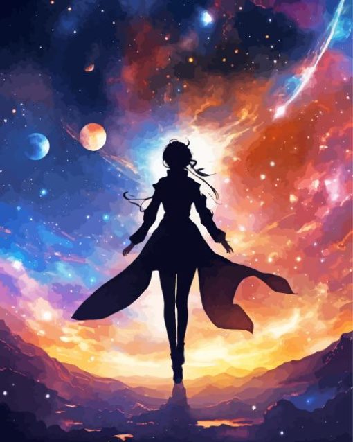 Galaxy Lady Diamond Painting