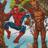 Groot And Spider Man Diamond Painting
