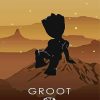 Groot Silhouette Diamond Painting