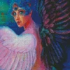 Lady With Wings Diamond Painting