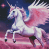 Pink Unicorn Diamond Painting