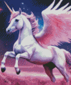Pink Unicorn Diamond Painting
