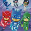 Pj Masks Animation Diamond Painting