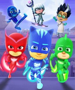 Pj Masks Animation Diamond Painting