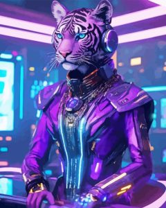 Tiger Robot Diamond Painting