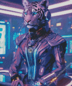 Tiger Robot Diamond Painting