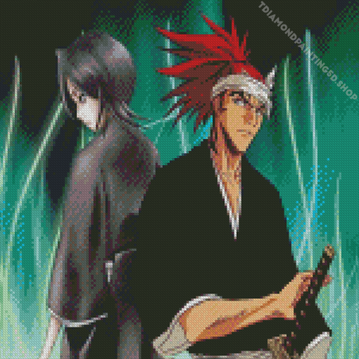 Rukia And Renji Abarai Diamond Painting