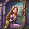 Sad Rapunzel Princess Diamond Painting