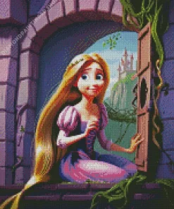 Sad Rapunzel Princess Diamond Painting