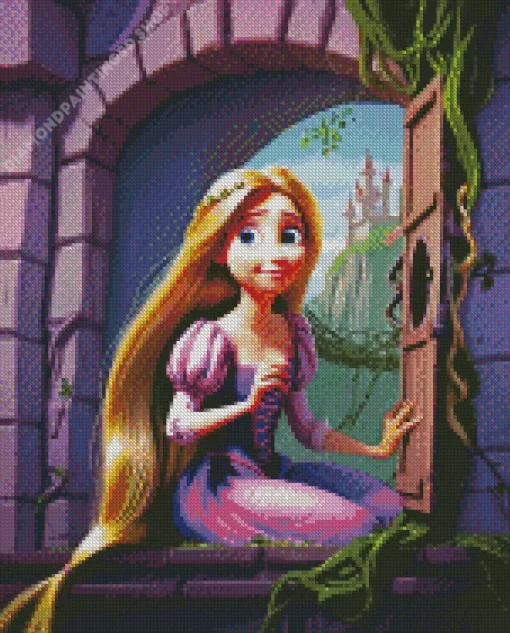 Sad Rapunzel Princess Diamond Painting