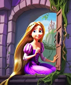 Sad Rapunzel Princess Diamond Painting