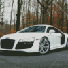 White Audi I8 Diamond Painting