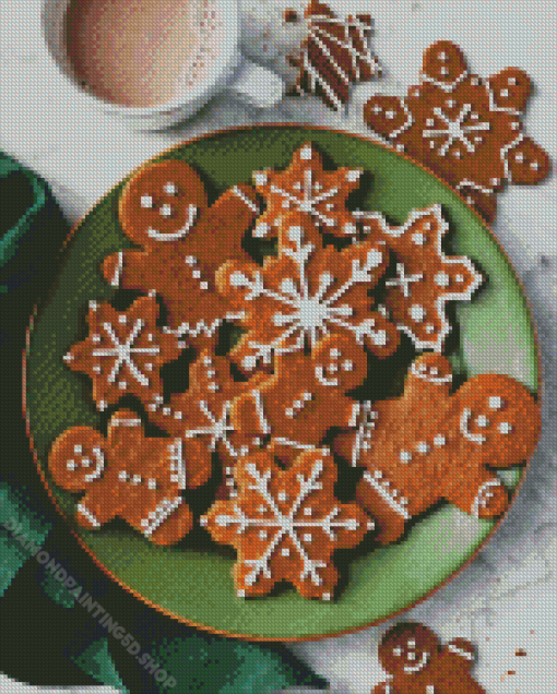 Gingerbread Diamond Painting