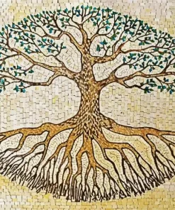 Mosaic Tree Of Life Diamond Painting