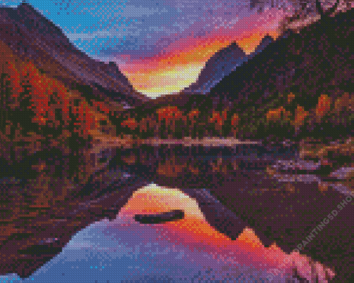 Mountain Sunrise Diamond Painting