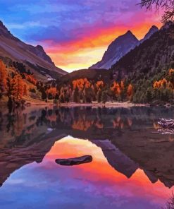 Mountain Sunrise Diamond Painting