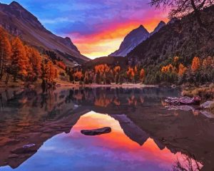 Mountain Sunrise Diamond Painting