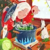 Mrs Claus Cooking Diamond Painting