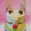Reindeer Cake Diamond Painting