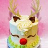Reindeer Cake Diamond Painting