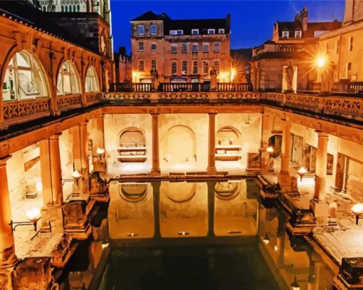 The Roman Baths Diamond Painting