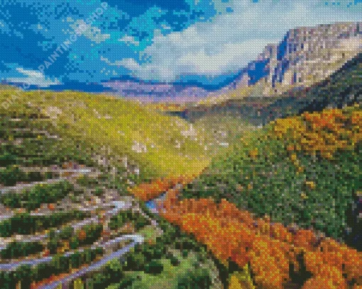 Zagori Greece Diamond Painting