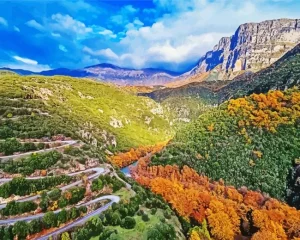 Zagori Greece Diamond Painting