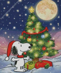 Christmas Snoopy Diamond Painting