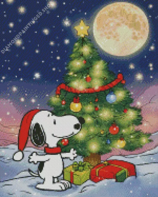 Christmas Snoopy Diamond Painting
