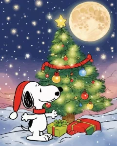 Christmas Snoopy Diamond Painting