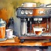 Coffee Machine Diamond Painting