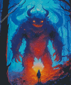 Evil Monster Art Diamond Painting