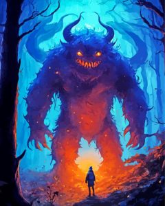 Evil Monster Art Diamond Painting