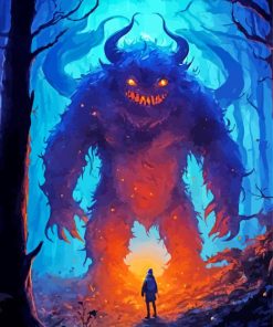 Evil Monster Art Diamond Painting