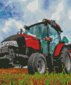 Farmall Tractor Diamond Painting