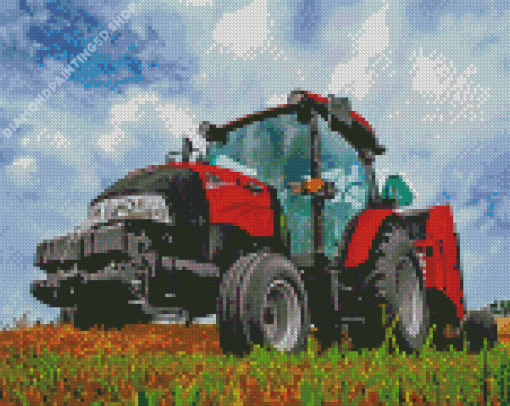 Farmall Tractor Diamond Painting