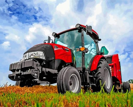 Farmall Tractor Diamond Painting