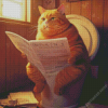 Aesthetic Fat Cat Diamond Painting