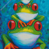 Frogs Family Diamond Painting