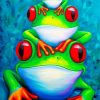 Frogs Family Diamond Painting