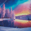 Frozen Lake Diamond Painting