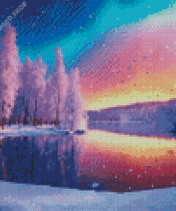 Frozen Lake Diamond Painting