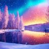 Frozen Lake Diamond Painting
